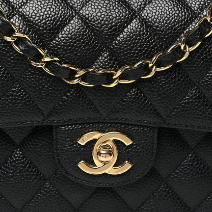 Chanel Caviar Quilted Small Double Flap Black 8 of 12