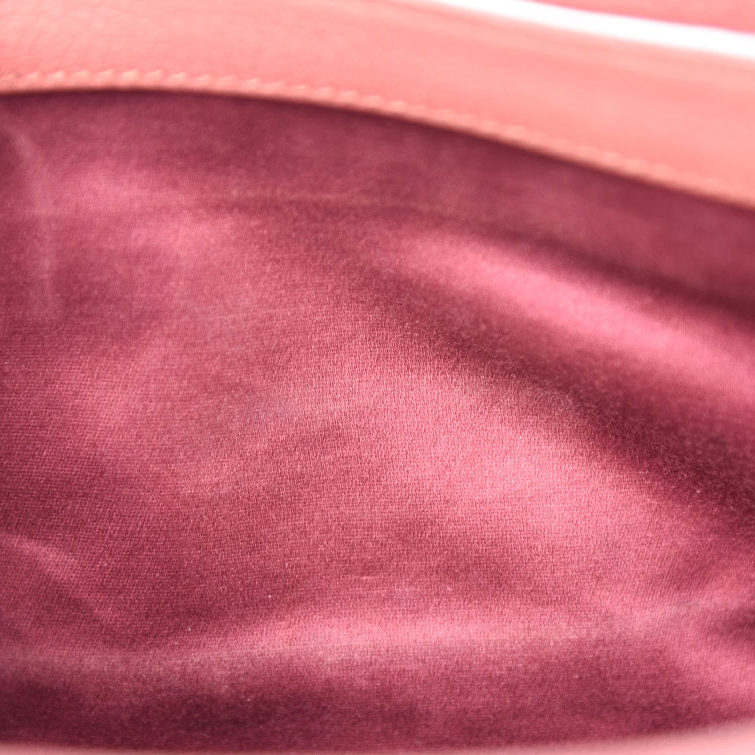 Miu Miu Goatskin Madras Chain Shoulder Bag Pink 9 of 14