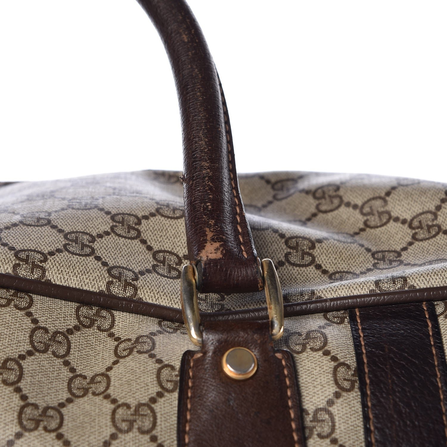 Gucci Monogram Joy Suitcase Luggage Brown 23 of 34