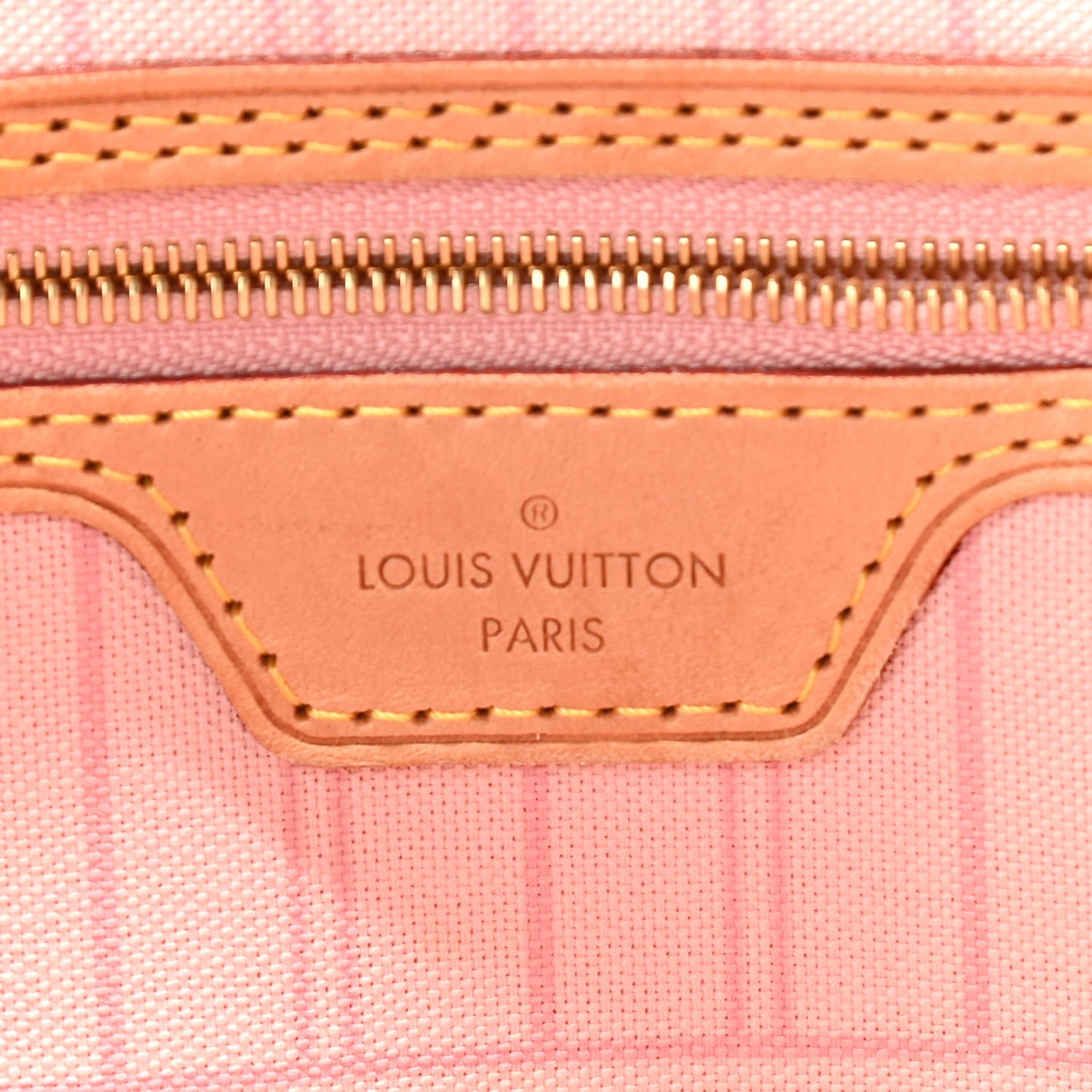 Damier Azur Neo Neverfull MM Rose Ballerine