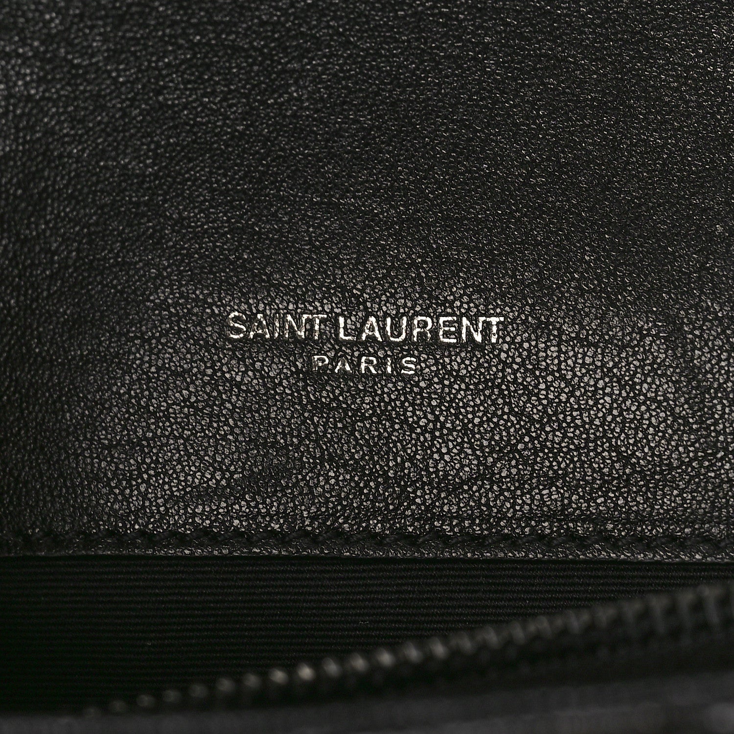 Saint Laurent Sheepskin Matelasse Chevron Monogram Monochrome Large College Satchel Black 6 of 12