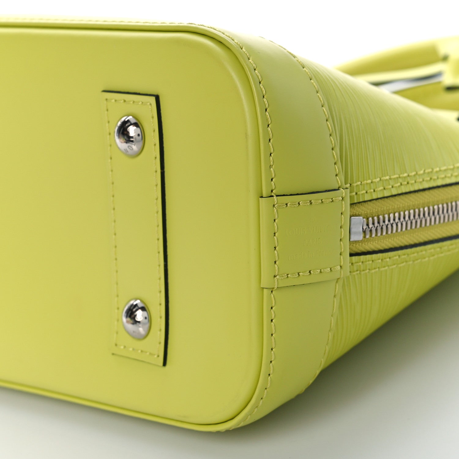 Louis Vuitton Epi Jacquard Alma BB Yellow Citron 8 of 8