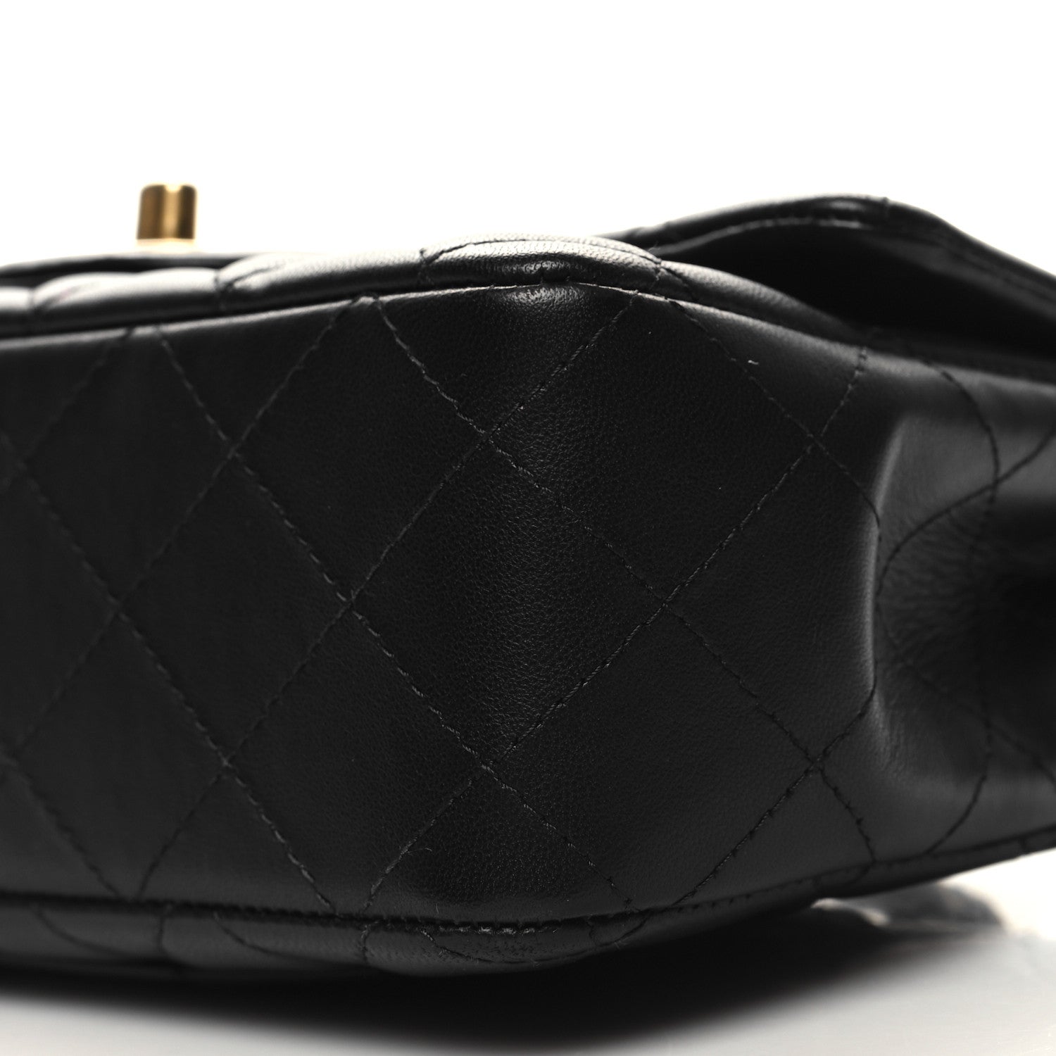 Chanel Lambskin Quilted Mini Rectangular Flap Black 10 of 10