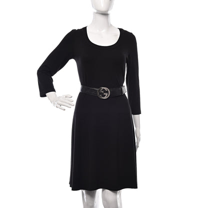 Gucci Guccissima Interlocking G Belt 100 40 Black 2 of 10