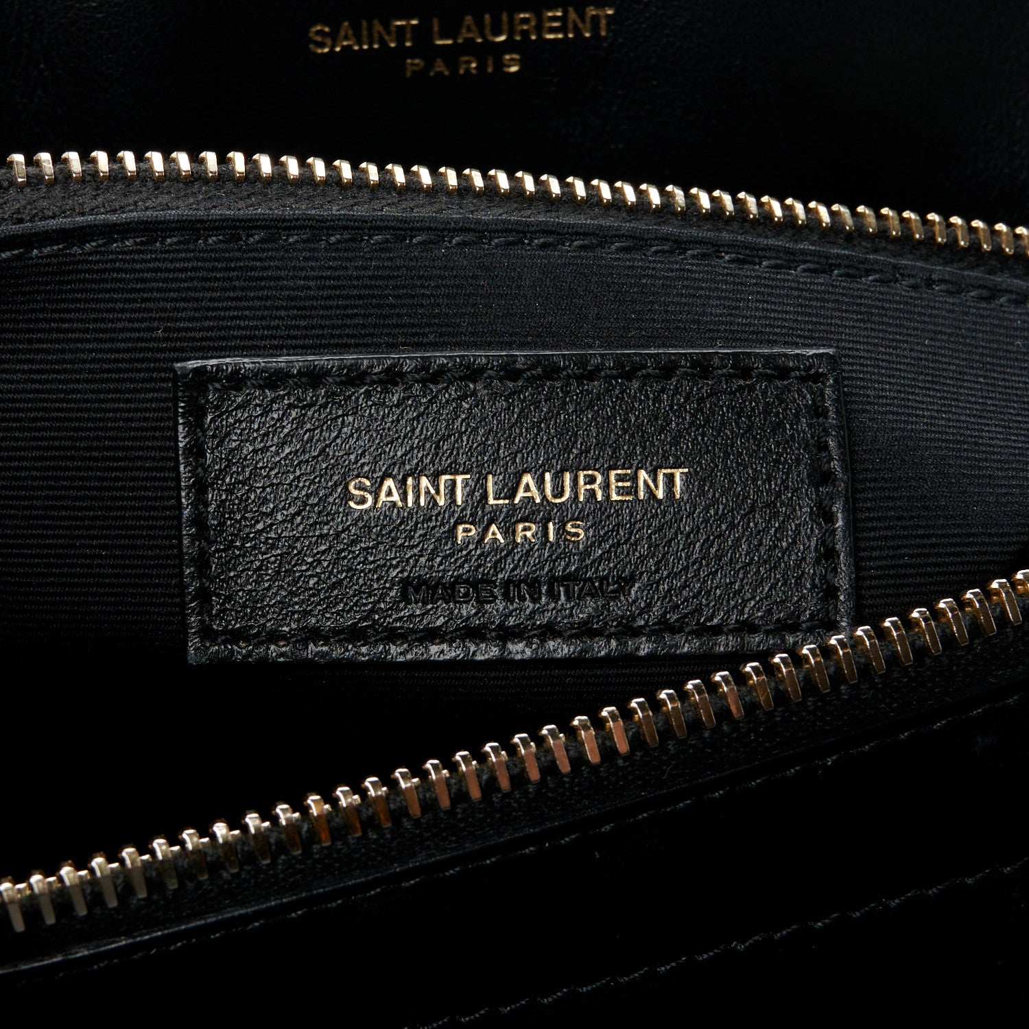 Saint Laurent Calfskin Y Quilted Monogram Large Loulou Chain Satchel Black 7 of 11
