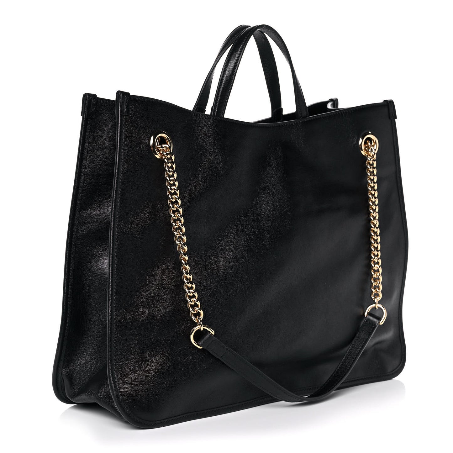 Calfskin Large Horsebit 1955 Tote Bag Black