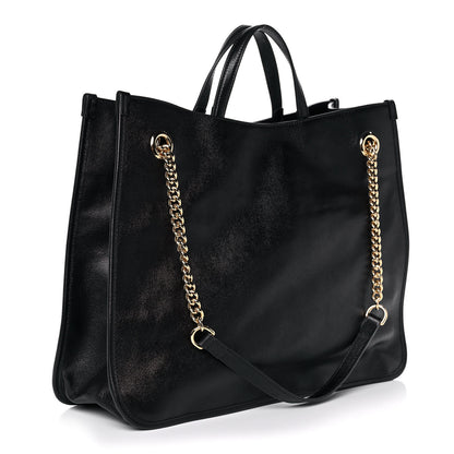 Gucci Calfskin Large Horsebit 1955 Tote Bag Black 2 of 10