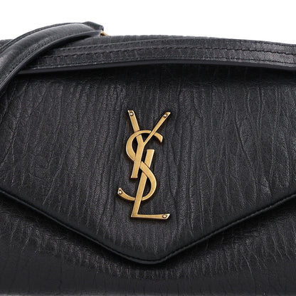 Saint Laurent Plunged Lambskin Calypso Black 10 of 11