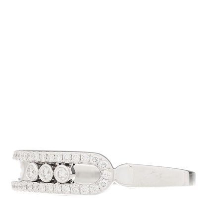 Messika 18K White Gold Diamond Baby Move Pave Ring 54 7 3 of 9