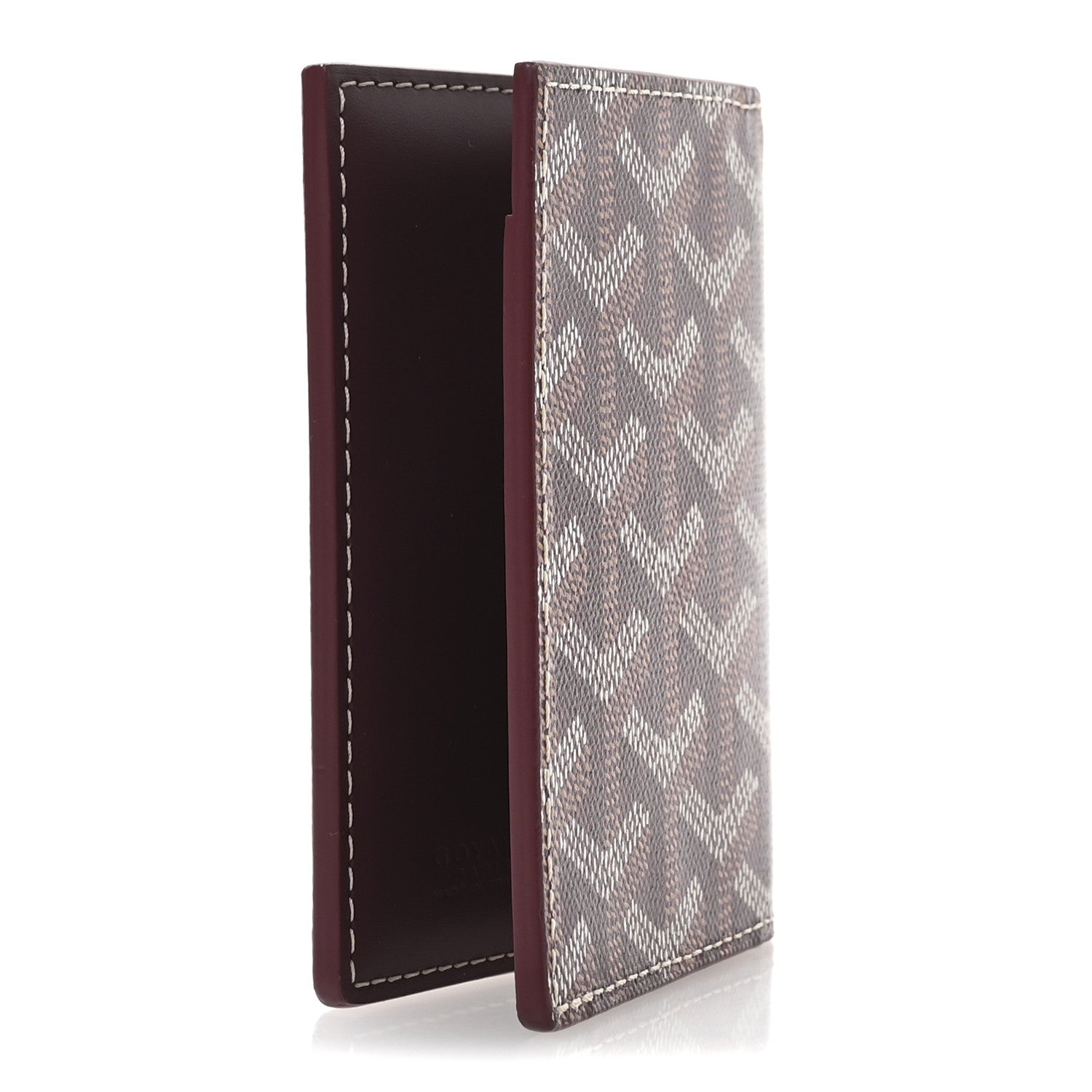 Goyard Goyardine Saint Marc Folding Card Case Bordeaux 3 of 7
