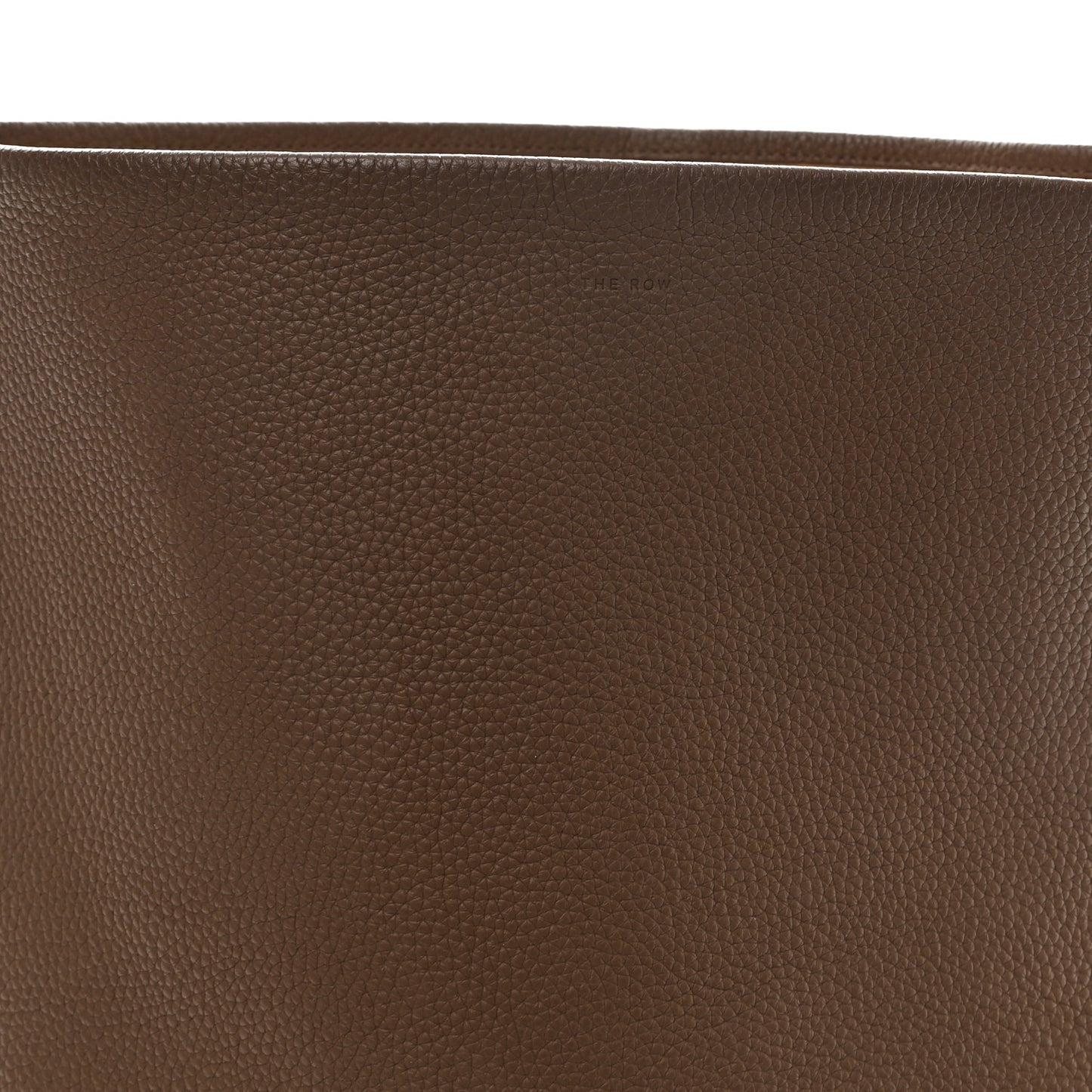 Grained Calfskin Large N/S Park Tote Dark Olive