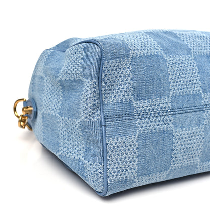Louis Vuitton Damier Denim 3D Speedy Bandouliere 30 Denim Blue 8 of 9