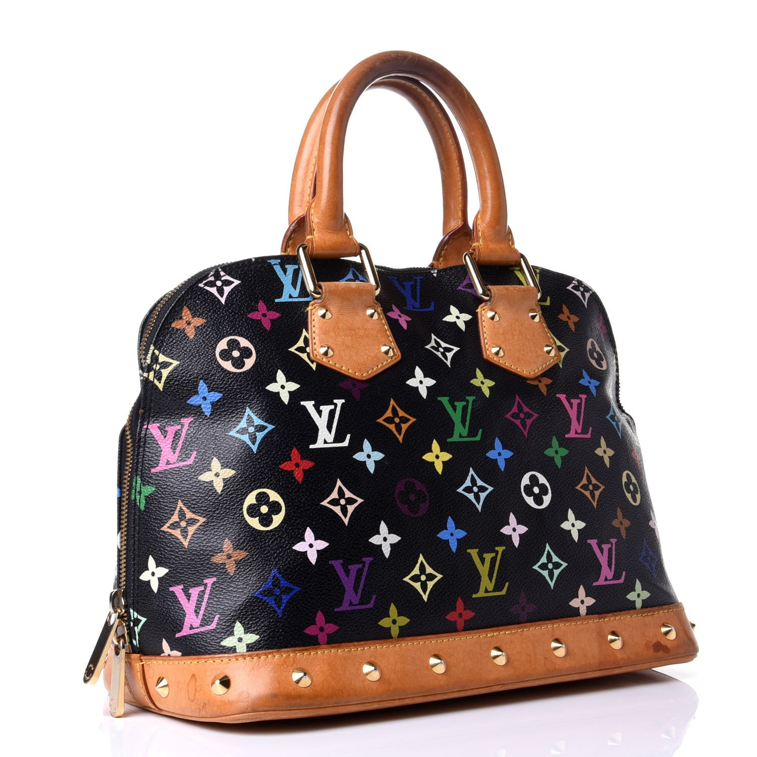 Louis Vuitton Monogram Multicolor Alma Black 2 of 4
