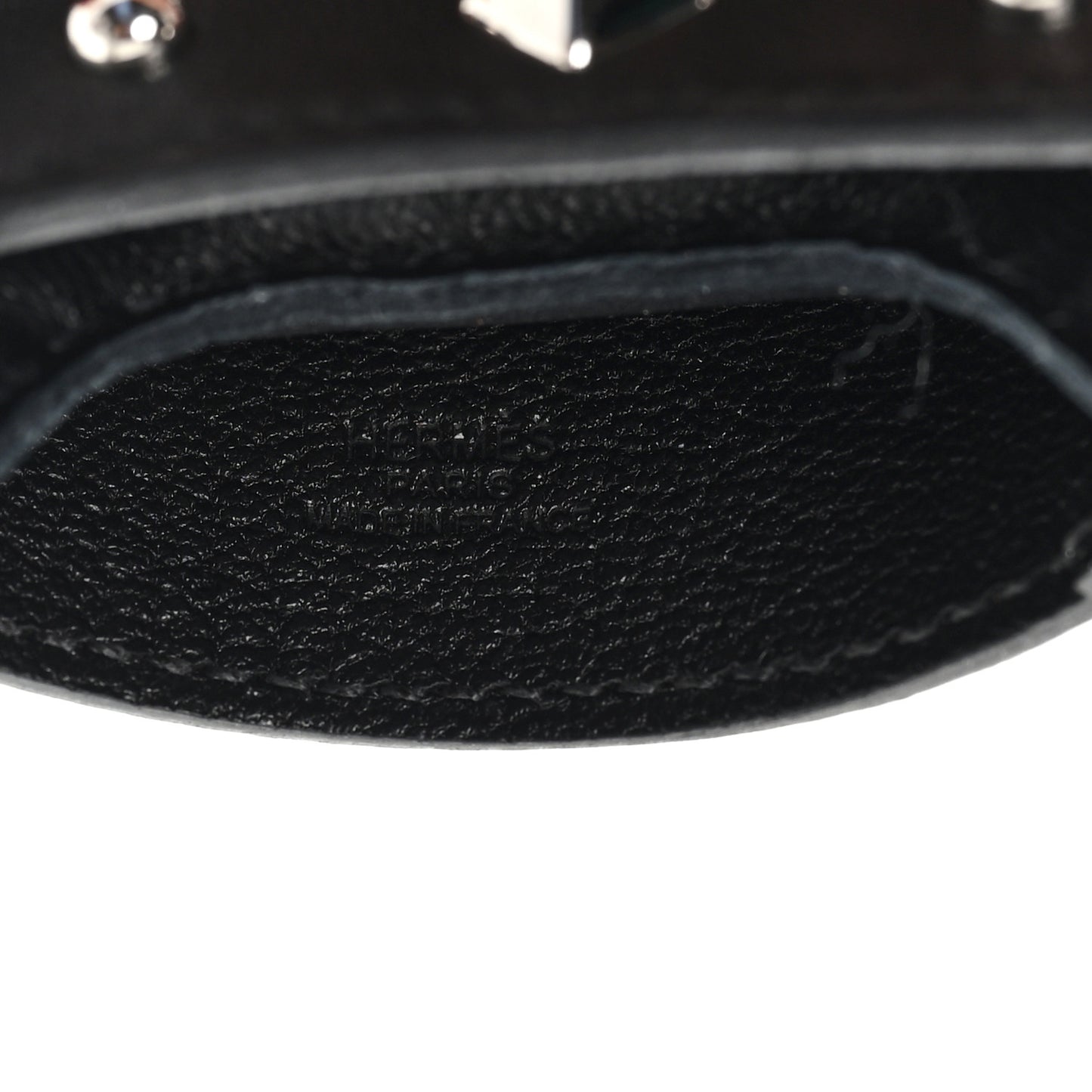 Milo Lambskin Studded Grigri Rodeo Robeo Rock Horse Bag Charm PM Black