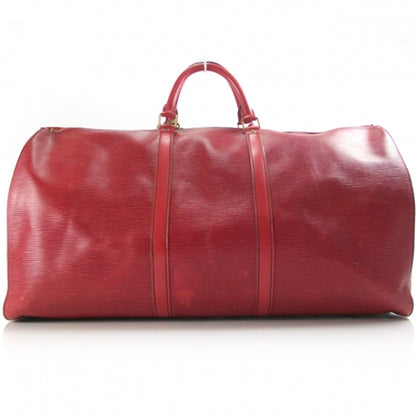 Louis Vuitton Epi Keepall 60 Duffle Red 1 of 10
