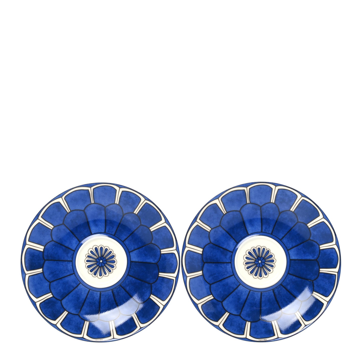 Porcelain Bleus d'Ailleurs Expresso And Saucer Set Of 2