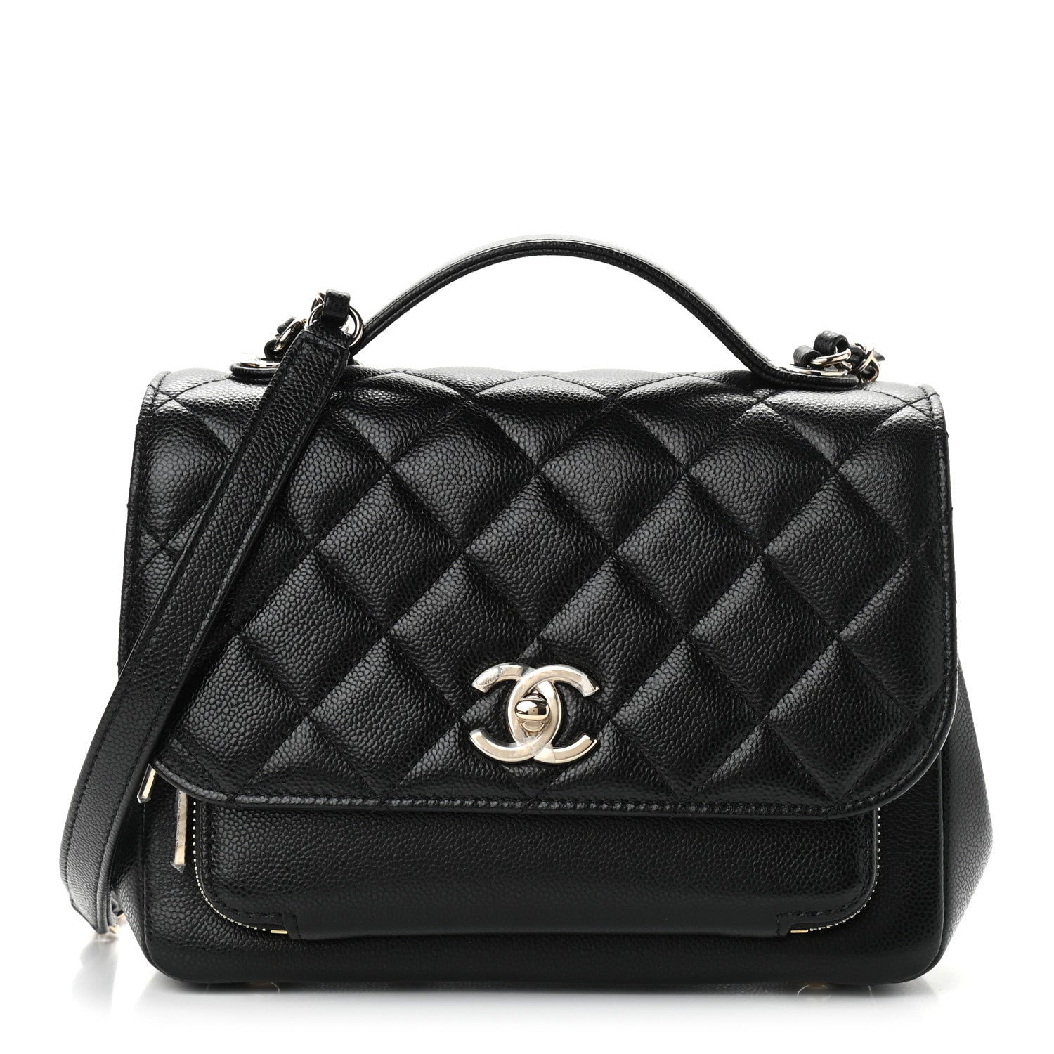 Chanel Caviar Quilted Medium Business Affinity Flap Black 1 of 12