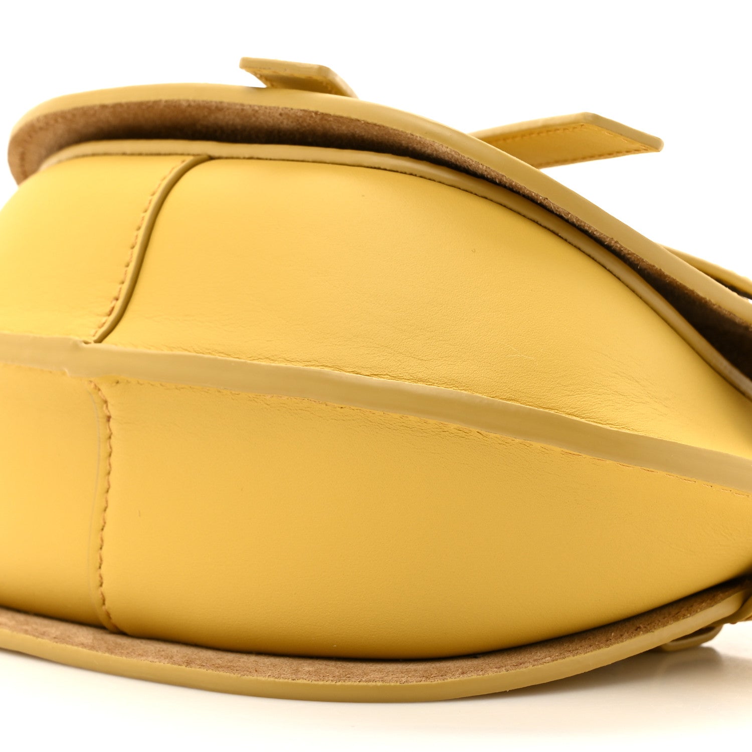 Loewe Calfskin Jacquard Mini Gate Dual Bag Dark Yellow 9 of 11