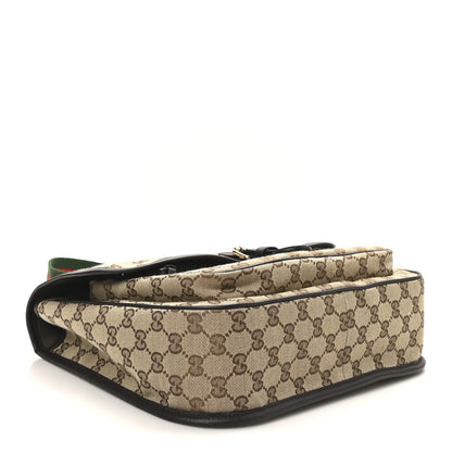 Gucci Monogram Web Childrens Messenger Bag Beige Ebony Cocoa 4 of 10
