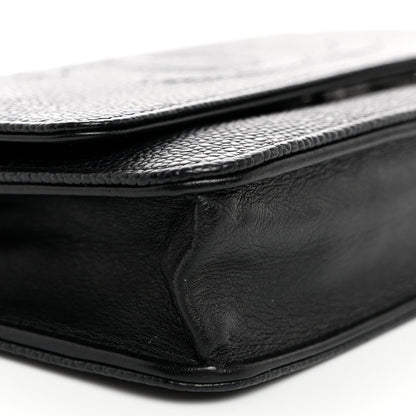 Chanel Caviar Timeless CC Wallet On Chain WOC Black 9 of 10