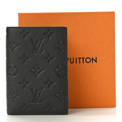 Louis Vuitton Empreinte Monogram Passport Cover Black 8 of 8