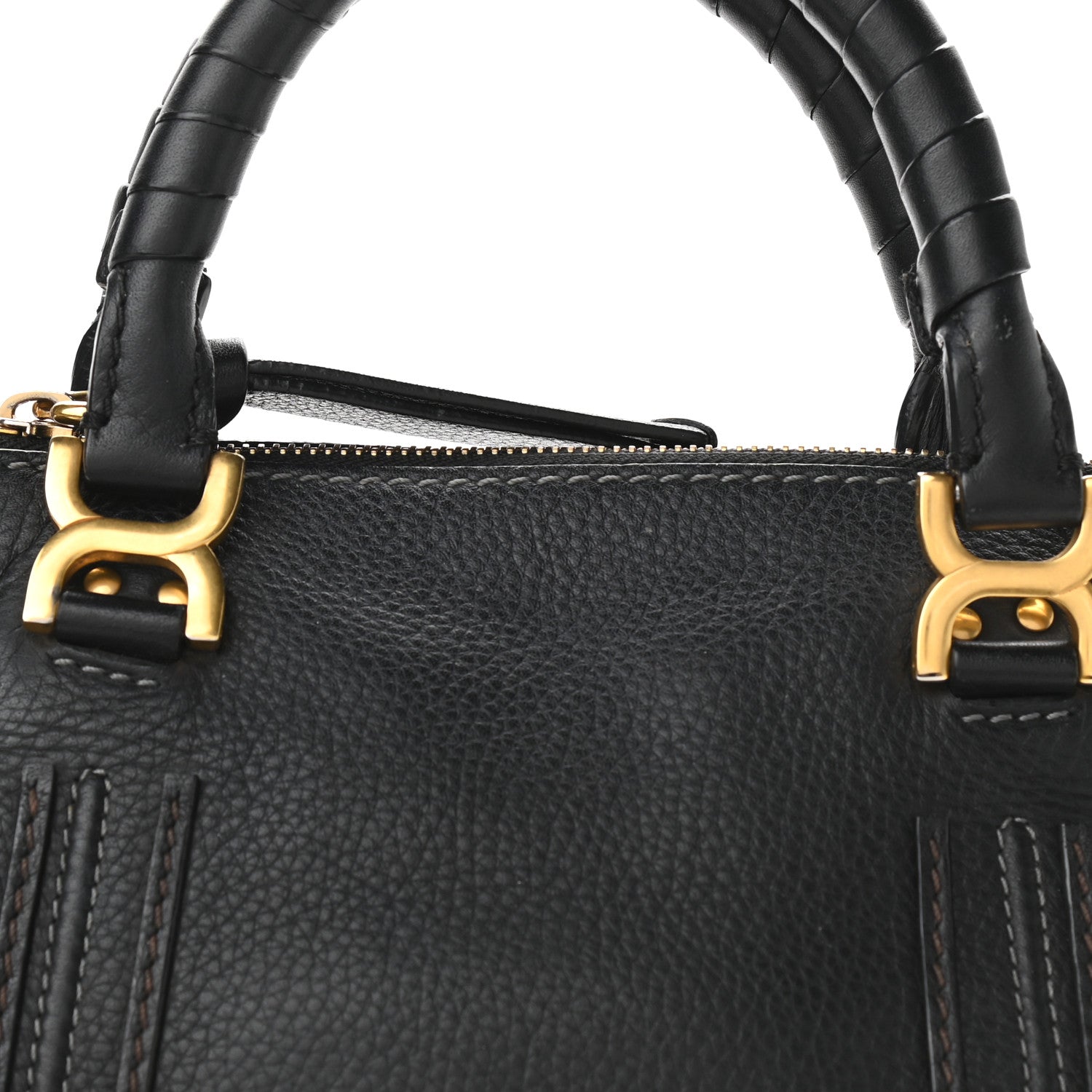 Chloe Calfskin Mini Marcie Satchel Black 8 of 10