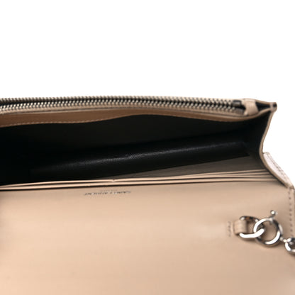 Saint Laurent Smooth Calfskin Classic Monogram Kate Tassel Chain Wallet Nude Powder 5 of 15