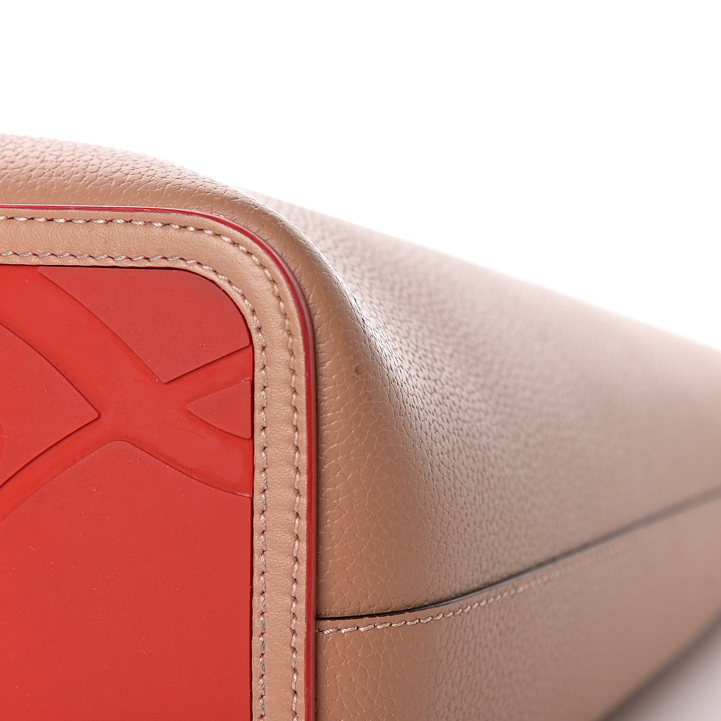 Calfskin Spikes East West Cabata Tote Nude