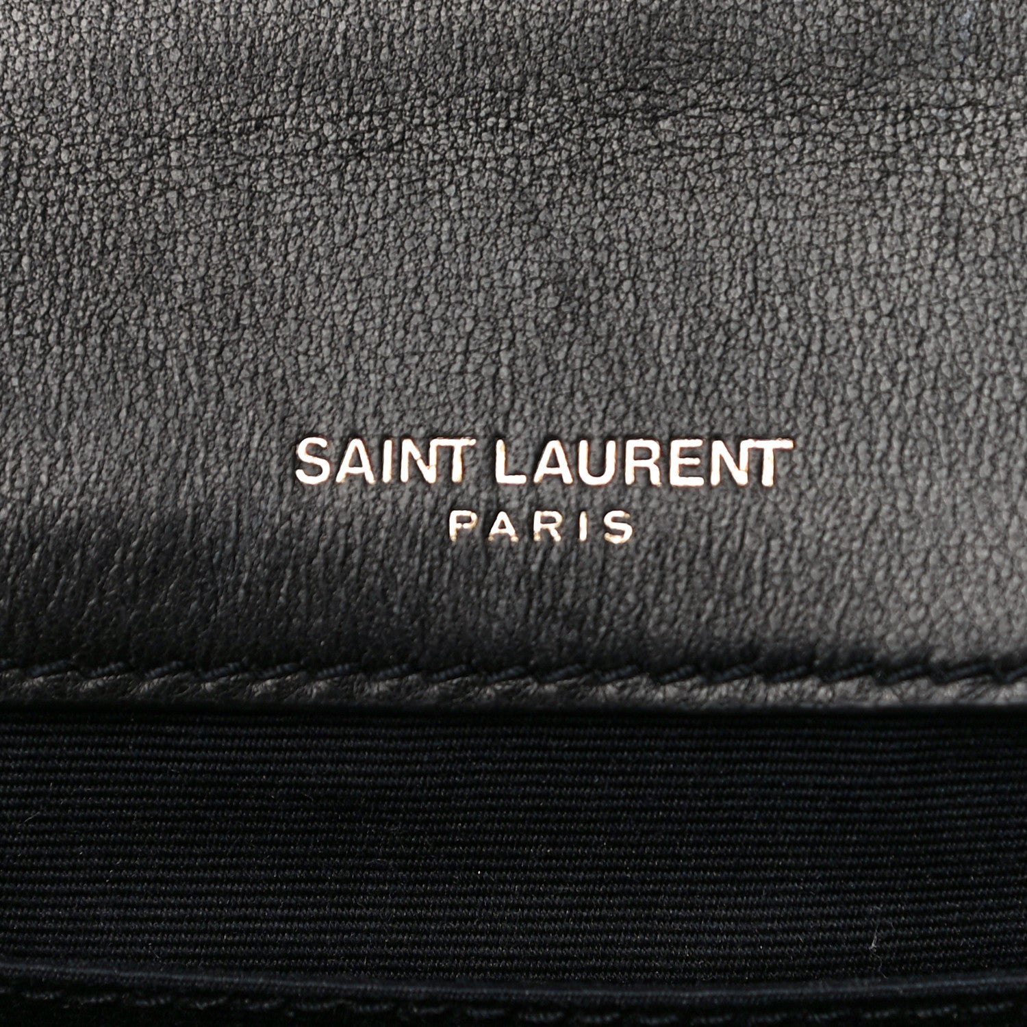 Saint Laurent Lambskin Patchwork Monogram Small Jamie Black 6 of 14