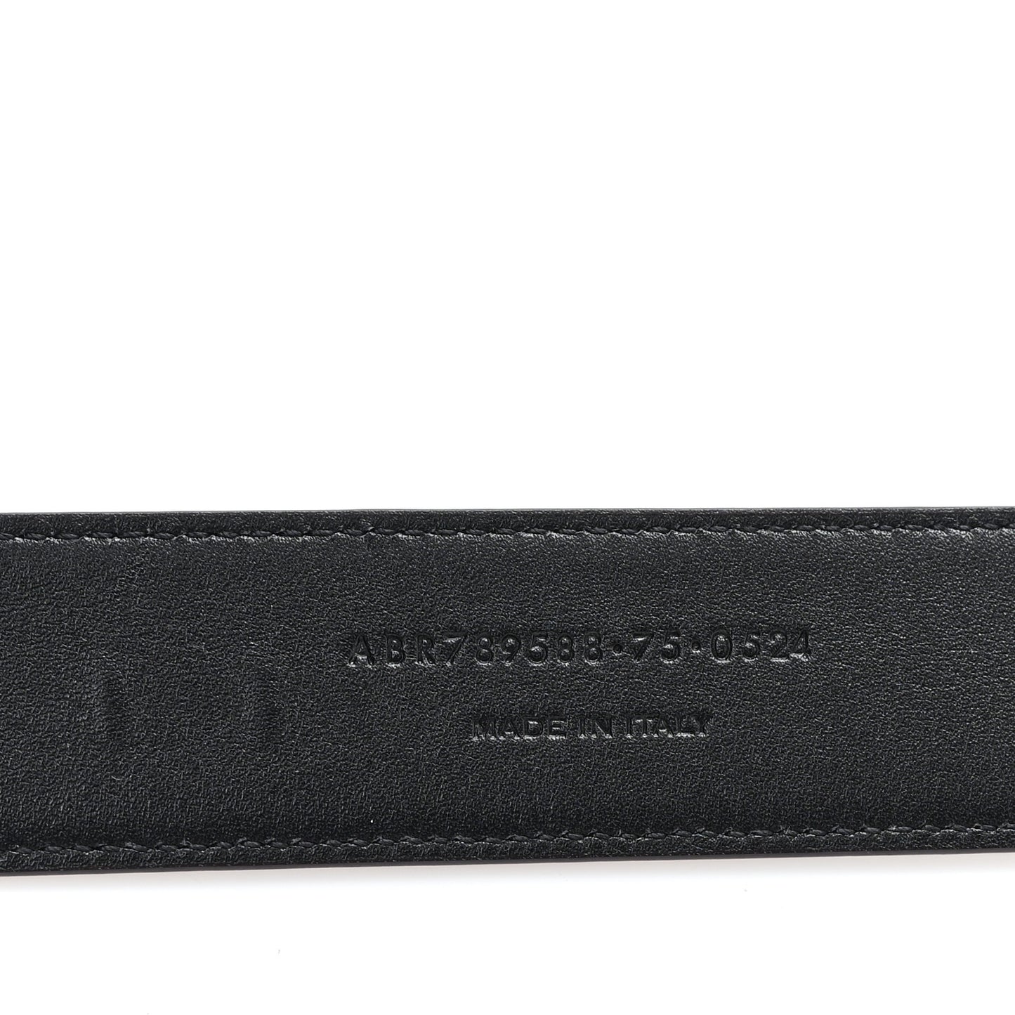 Smooth Calfskin Monogram Narrow Square Buckle Belt 75 30 Burgundy