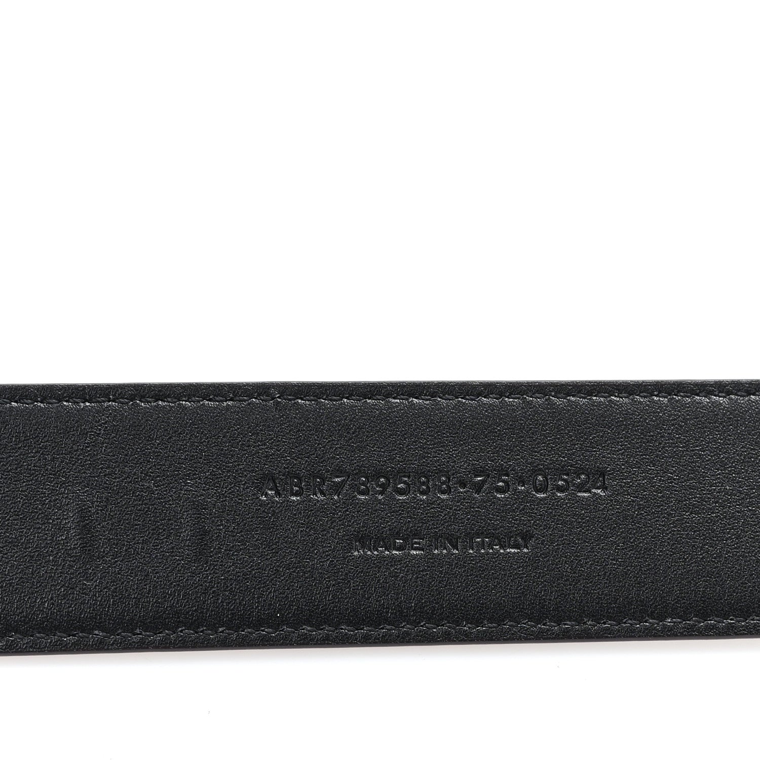 Saint Laurent Smooth Calfskin Monogram Narrow Square Buckle Belt 75 30 Burgundy 5 of 5