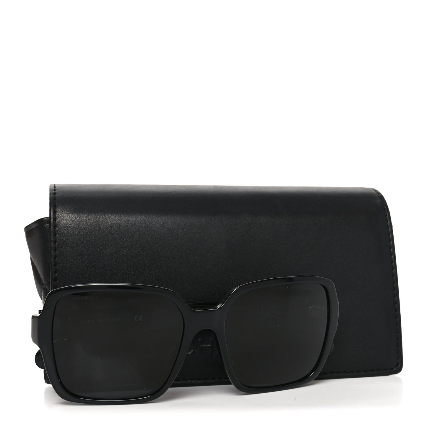 Acetate Square Sunglasses 5408-A Black