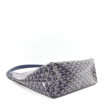 Goyard Goyardine Coeur Boheme Hobo Navy Blue 4 of 10