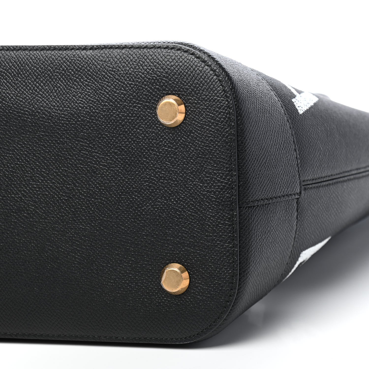 Balenciaga Grained Calfskin Ville Aj Tote Black 6 of 9