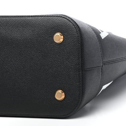 Balenciaga Grained Calfskin Ville Aj Tote Black 6 of 9