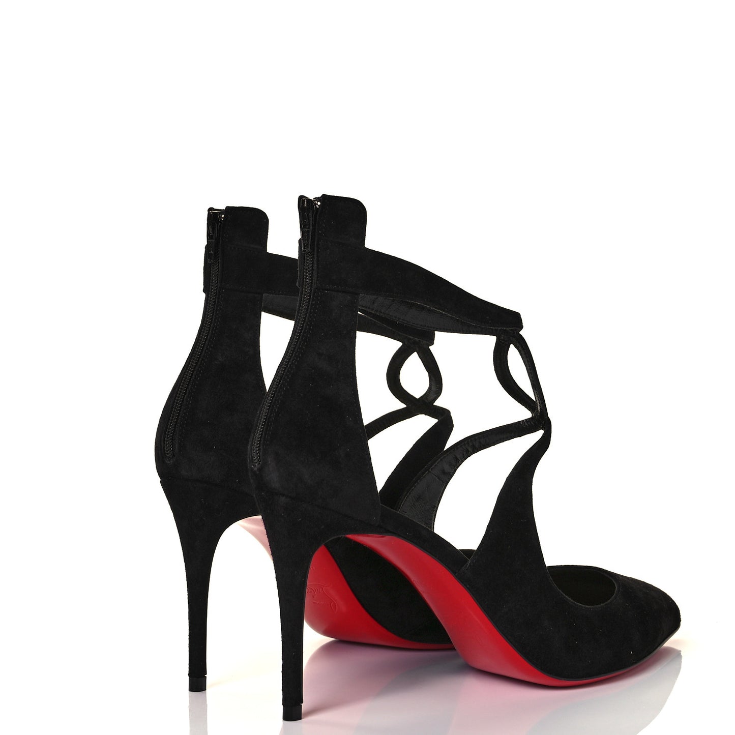 Veau Velours Rosas 85 Pumps 38.5 Black