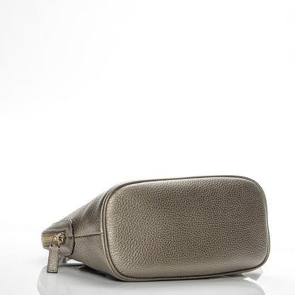 Gucci Calfskin Mini Dome Bag Pewter 4 of 7