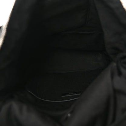 Saint Laurent Canvas Calfskin Rivington Race Convertible Backpack Storm 5 of 10