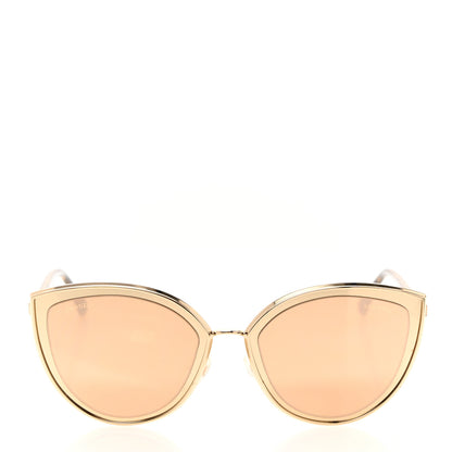 Chanel Metal Cat Eye Sunglasses 4222 Gold 2 of 8