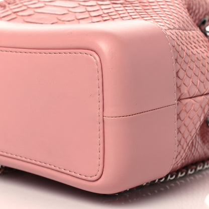 Chanel Python Small Gabrielle Backpack Light Pink 9 of 9