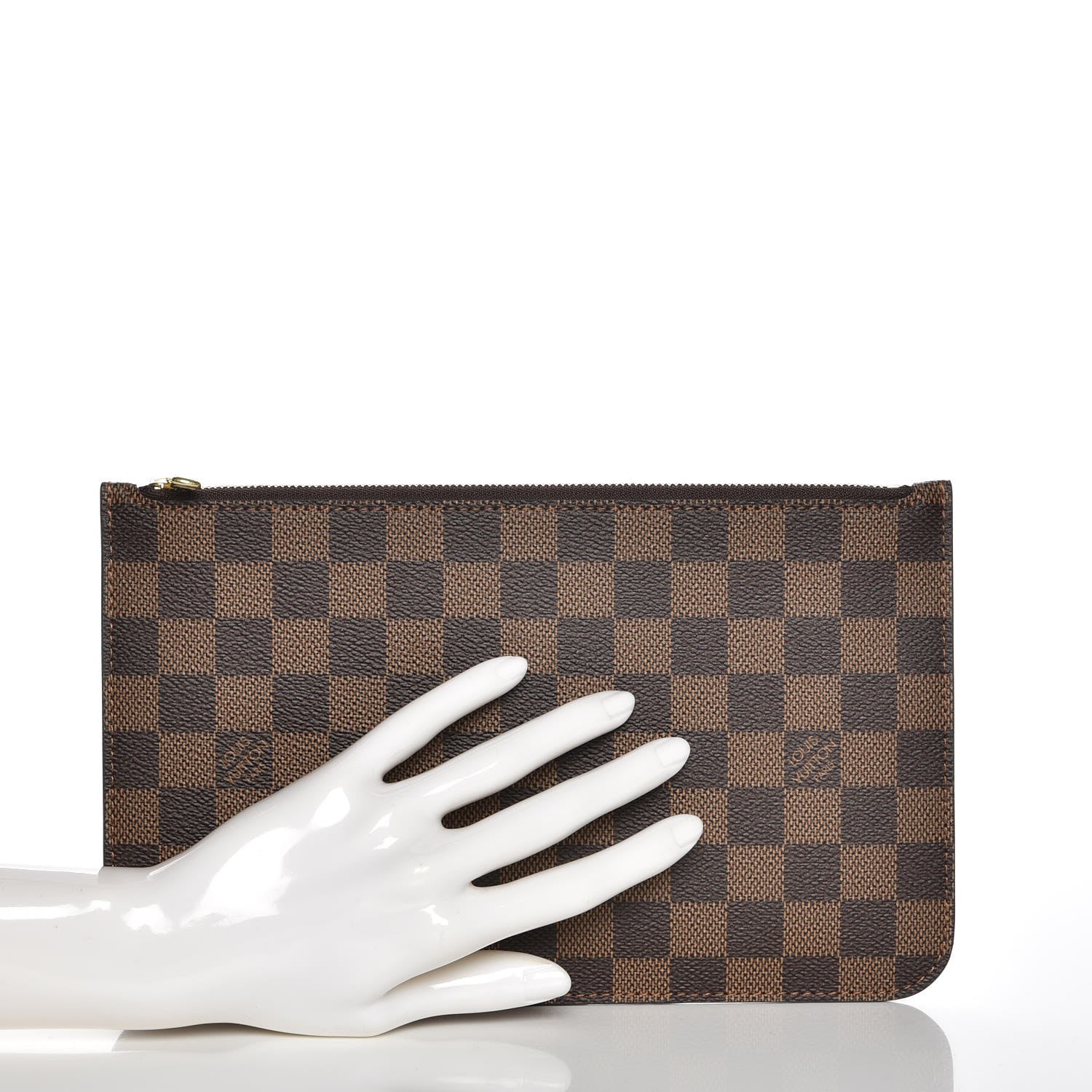 Louis Vuitton Damier Ebene Neverfull MM GM Pochette 2 of 8