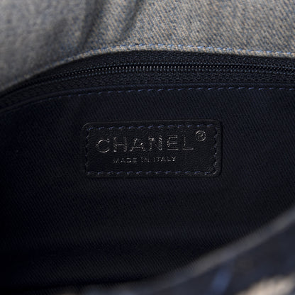Chanel Denim Patchwork Paris Dallas Single Flap Blue 8 of 10