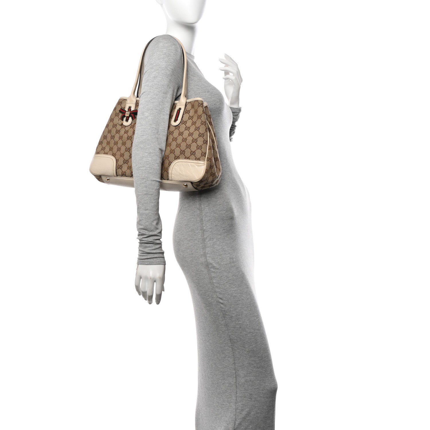 Gucci Monogram Medium Princy Tote Off White 2 of 19