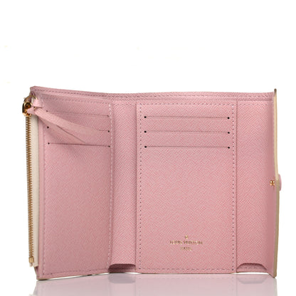 Louis Vuitton Damier Azur Victorine Wallet Rose Ballerine 5 of 8