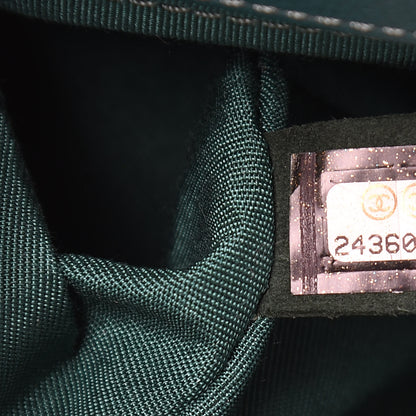Chanel Caviar Quilted Medium Boy Flap Green 7 of 11