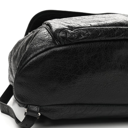 Balenciaga Agneau Classic Silver Hardware S Traveler Backpack Black 9 of 9