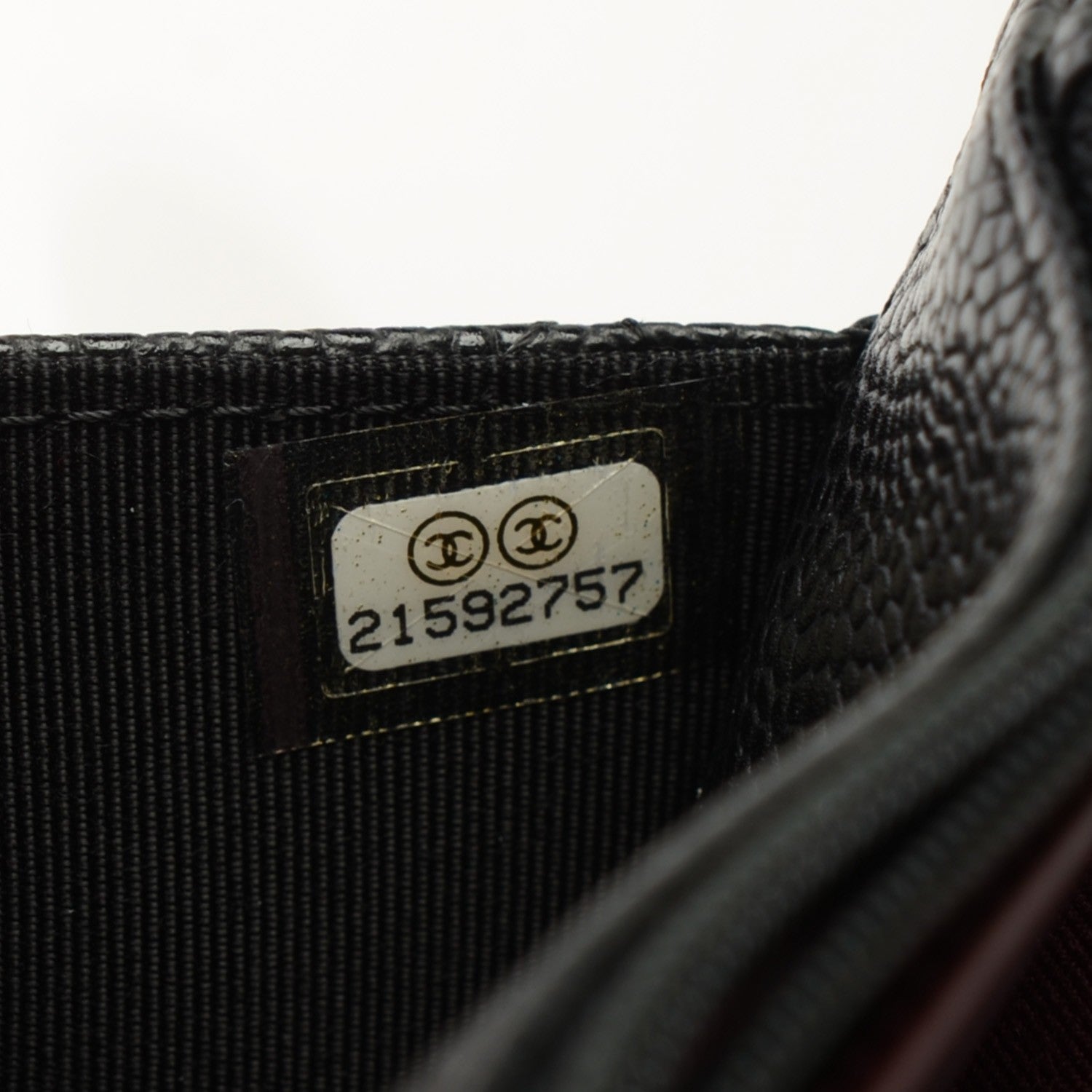 Chanel Caviar Quilted Wallet On Chain WOC Black 9 of 9