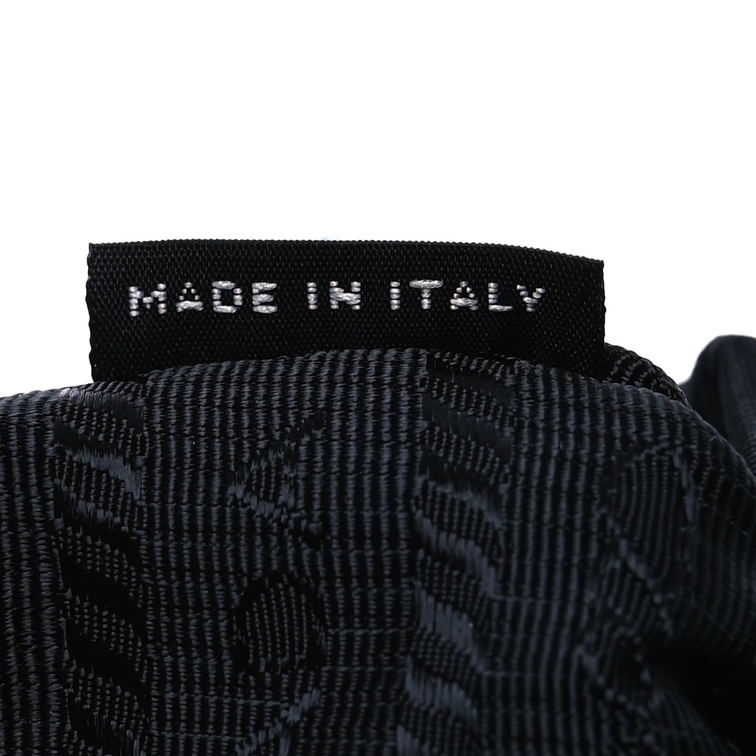 Prada Saffiano Tessuto Nylon Vela Bucket Wristlet Black 7 of 11