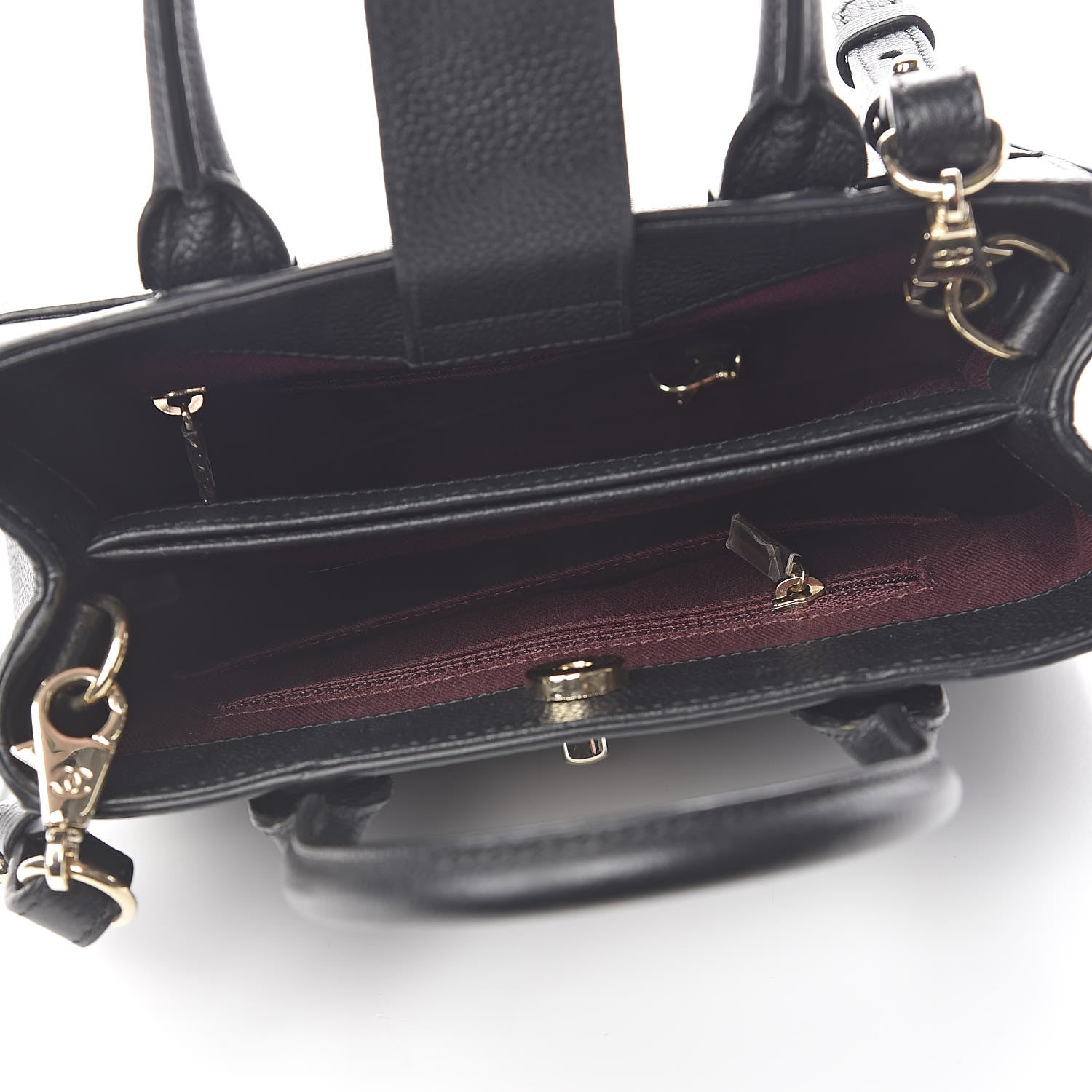 Chanel Grained Calfskin Mini Neo Executive Shopper Tote Black 5 of 18