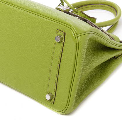 Hermes Togo Birkin 30 Vert Anis 7 of 29